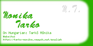 monika tarko business card